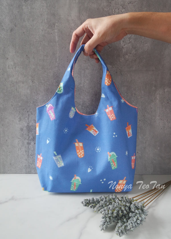 Bernice Handcarry Bag - Bubble Tea Blue