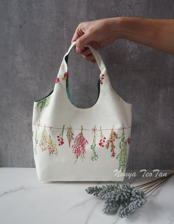 Bernice Handcarry Bag - Drying Flowers